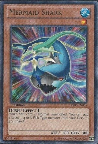 Yu-Gi-Oh! - Mermaid Shark (PRIO-EN005) - Primal Origin - 1st Edition - Rare