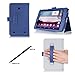 ProCase G Pad 7.0 Case - Bi-Fold Flip Stand Folio Cover Case Exclusive for G Pad 7 inch Tablet (V400), with Hand Strap, Bonus procase Stylus Pen (Navy, Dark Blue)