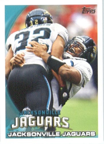 2010 Topps NFL Football Card # 119 Maurice Jones-Drew / David Garrard TC - Jacksonville Jaguars (Team Card) NFL Trading Card in a Protective ScrewDown Case!