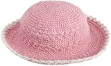 San Diego Hat Girls 2-6x Crochet Hat With Flower Pin