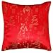 Decorative Handmade Silky Red & Gold Cushion Cover / Pillow Sham - Chinese Calligraphy Symbols