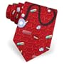 Men's Good Health Silk Tie by Wild Ties in Red