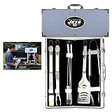 New York Jets NFL Barbeque Utensil Set w/Case (8 Pc.)