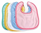 Nuby Terry Bibs, 8 Pack, Colors May Vary