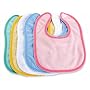Nuby Terry Bibs, 8 Pack, Colors May Vary
