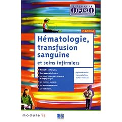 H�matologie, transfusion sanguine et soins infirmiers : Module 11