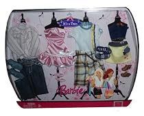 BARBIE AND KEN CLOTHES FASHION PACK - 2008 - ENTITLED "IT'S A DATE" - 4 OUTFITS & ACCESSORIES