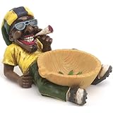1 X Jamaican Man Holding Ashtray (LT46)