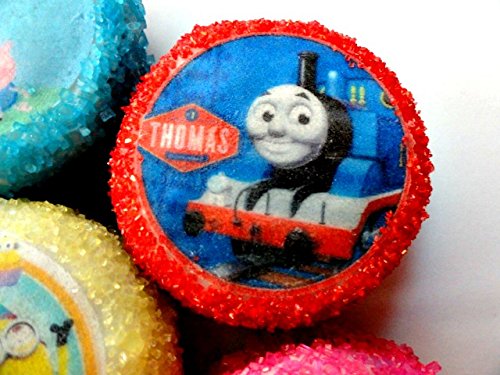 12 THOMAS THE TRAIN TANK ENGINE B Edible Image Sandwich Cookies LICENSED Edible Images