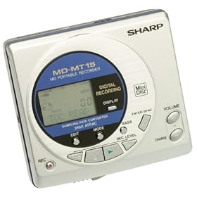Sharp MD-MT15S Portable MiniDisc Player/Recorder