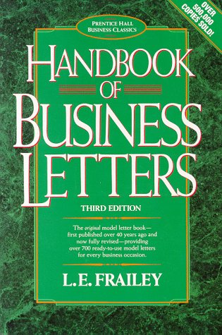 Handbook of Business Letters (Prentice Hall Business 