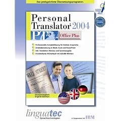 Personal Translator PT 2004 Office Plus Deutsch/Englisch