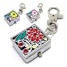 (Price/piece)Aspire Cute Watch Box Keychain With Flower, Gift ideas