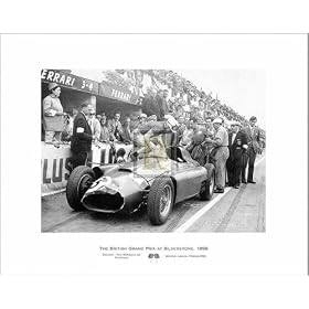 Scuderia Ferrari Grand Prix 1956, Art Poster by A Smith