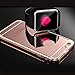 For iPhone 6 Case,JANDM 304 Stainless Steel Ultra-thin Mirror Metal Case Cover for Apple iPhone 6 4.7inch (Rose Gold)