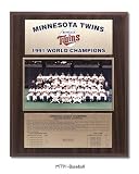 Minnesota Twins Healy Plaque - 1991 World Series Champs
