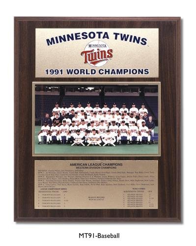 Minnesota Twins Healy Plaque - 1991 World Series Champs