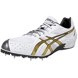 ASICS Men's Turbo Phantom 3 Track and Field Shoe,White/Gold/Storm,6.5 M