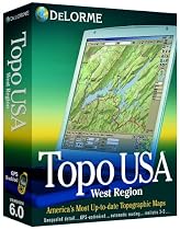 Delorme Topo USA Mapping Software 6.0 West Region