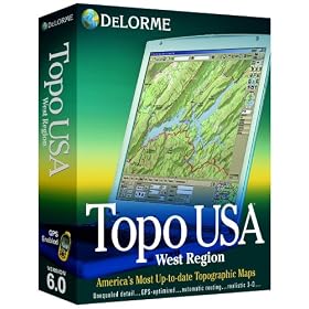 Delorme Topo USA Mapping Software 6.0 West Region