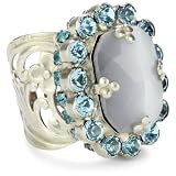 Sorrelli Salt Water Crystal Cocktail Silver-To
