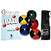 Juggling Balls set of 5 PU Pro + Juggling Ball Book of Tricks & DrawString Travel Bag!