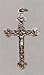 Small Crucifix - Byzantine Cross - Pendant - 2 and 1/2in. Height - IMPORTED FROM ITALY