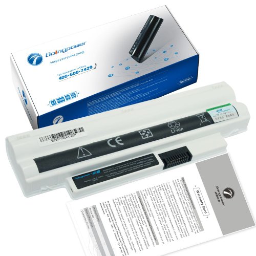 Goingpower 3 Chamber Battery for Dell Inspiron Mini 1012 (464-1012) Netbook 10.1 T96F2 white - 18 Months Undertaking [li-ion 3-cell 2200MAH]