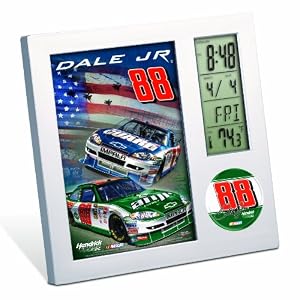 NASCAR Dale Earnhardt Jr. Digital Desk Clock