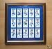 BLACKBURN ROVERS 'LEGENDS FRAMED CARD SET