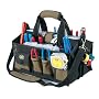 Custom LeatherCraft 1529 15-Pocket, 16-Inch Center Tray Tool Bag