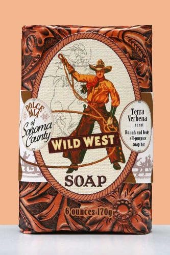 Dolce Mia Western Terra Verbena Natural Soap Bar 6 oz.