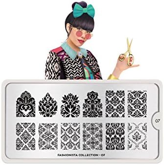 MoYou-London Nail Stamping Plate Fashionista Collection 07 US Stock