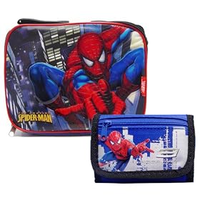 Spiderman Lunch Bag and Coin Wallet, Spiderman Backpack also available! by Lunch Bags-Box