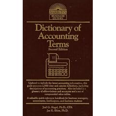 Dictionary of Accounting Terms (Barron's Business Guides)