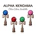 Kendama by Alpha Kendama - Kendama Pro Model - 100% MONEY BACK GUARANTEE (No Questions Asked) - Kendama Toy Strengthens Hand-Eye Coordination, Balance, and Reflex - Standard Size Kendama - Pink Color (Other Colors Available)