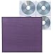 Computer Expressions 54104 Purple 3-Ring CD Binder