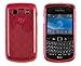 Soft Gel Circles Case for BlackBerry Bold 9700 - Hot Pink