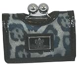 Leopard Small Foldable Dual Coin Purse / Wallet -- SwankySwans