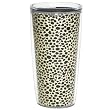 Cheetah Print 16 oz Insulated Beverage Tumbler, Clear