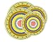Pfaltzgraff Pistoulet Enamel on Steel Burner Cover Set, Set of 4
