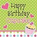 16-Count Paper Lunch Napkins, Sweet Treats Happy Birthday