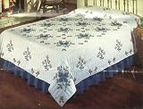 Beautiful Hand Embroidered Butterfly Quilt