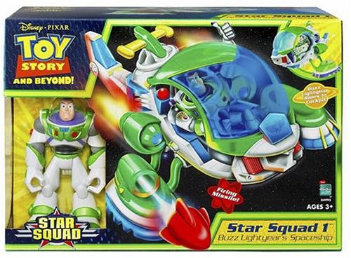 Childrens Toyshop  Toys : Toy Story Star Squad 1: Buzz Lightyear's Spaceship