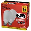 東芝 ネオボール 電球形蛍光ランプ 電球60ワットタイプ 電球色 2個パック EFA13EL-E-U-2P