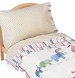 Sumersault Elephant Parade Toddler Bedding Set