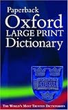 Paperback Oxford large print dictionary