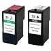 2 Druckerpatronen kompatibel f�r Lexmark 32 + 33 color und black