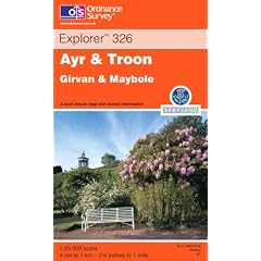 Ayr and Troon: Girvan and Maybole (Explorer Maps)