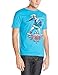 Nintendo Men's Skyward Link T-Shirt, Turquoise Heather, Medium